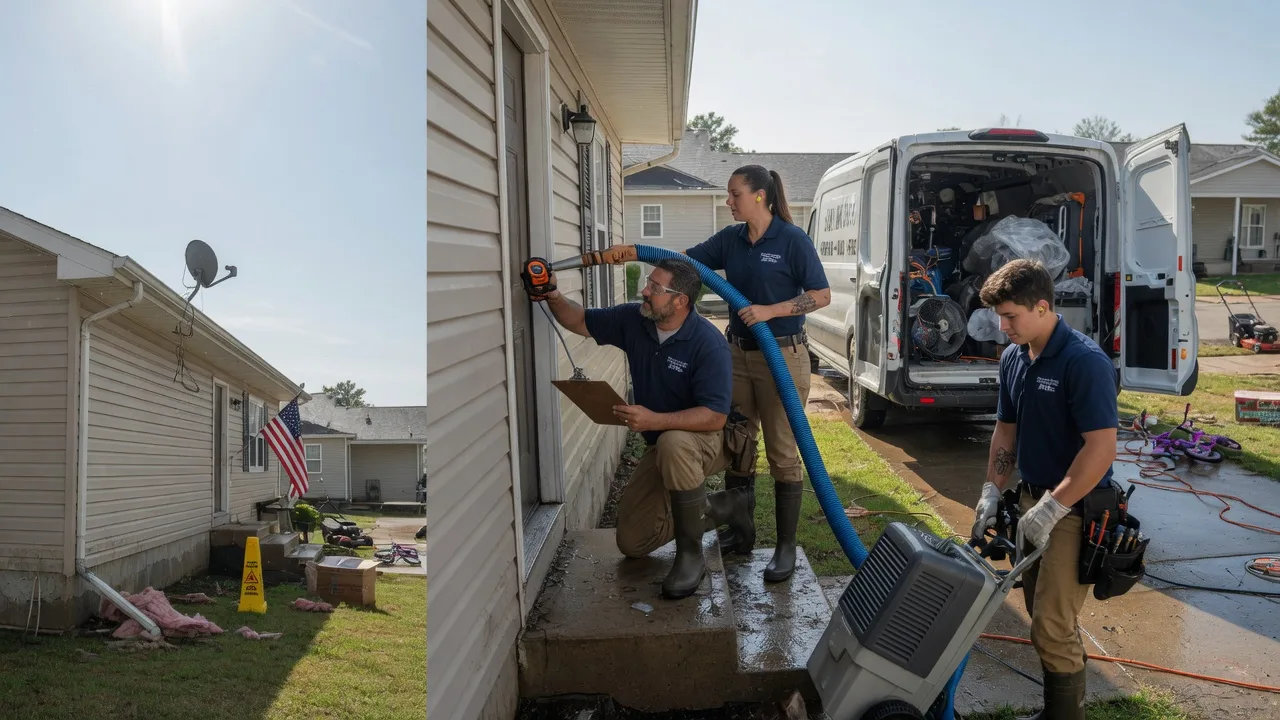 Ceiling Water Damage Restoration in Dennis, MS near me